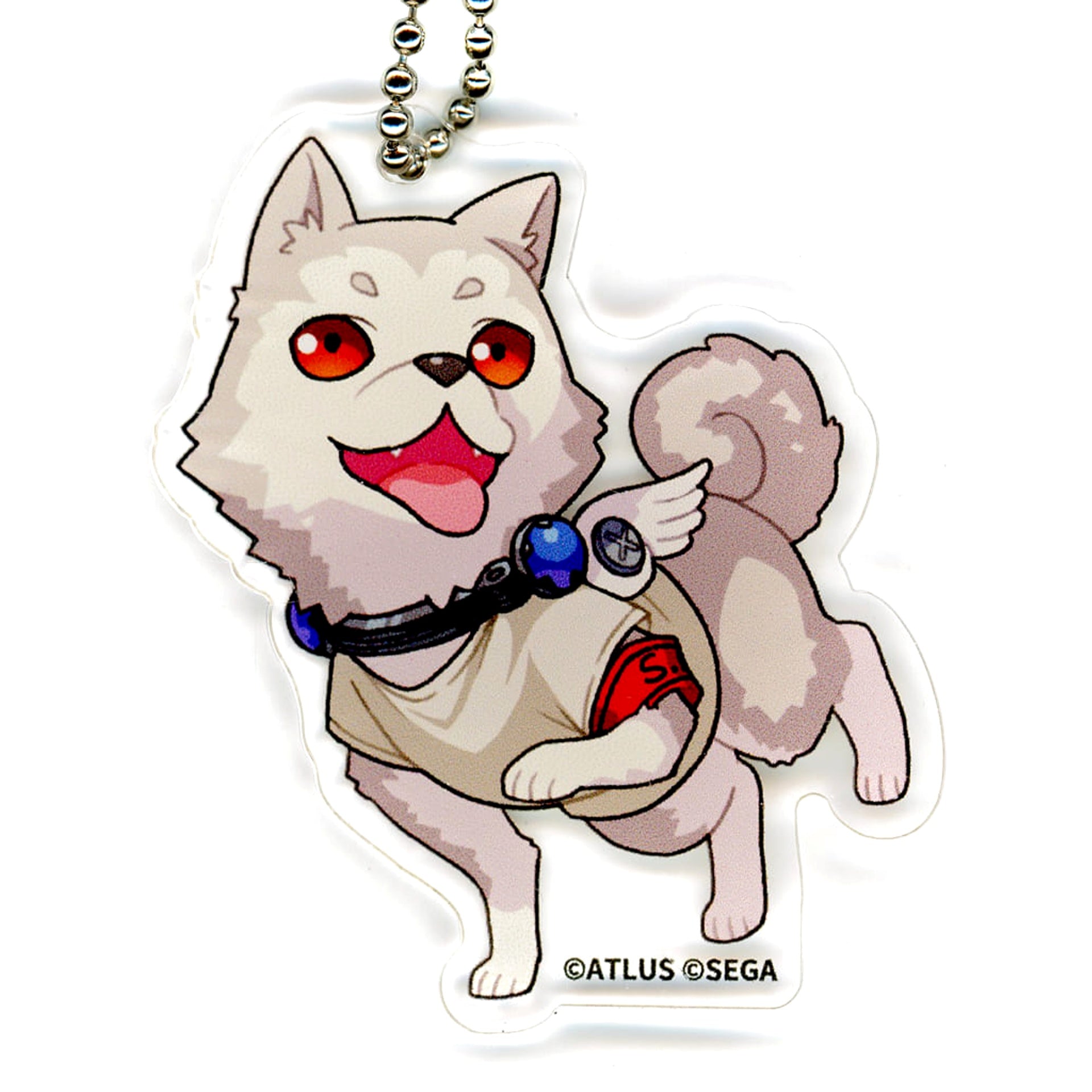 Persona 3 Portable Koromaru Rakuten Collection Drawn Acrylic Keychain Prize C-9 Keychains [USED]