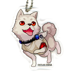 Persona 3 Portable Koromaru Rakuten Collection Drawn Acrylic Keychain Prize C-9 Keychains [USED]