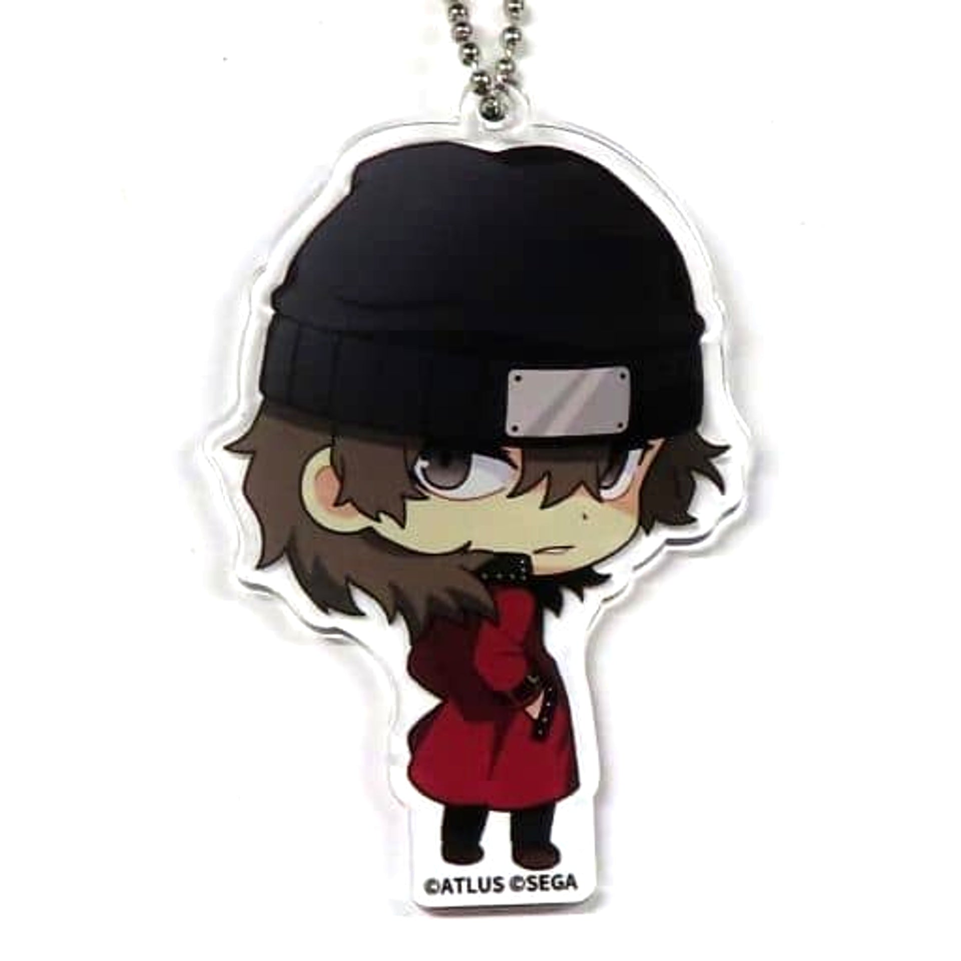 Persona 3 Portable Shinjiro Aragaki Rakuten Collection Drawn Acrylic Keychain Prize C-11 Keychains [USED]