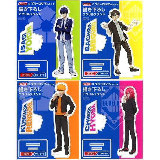 All Characters B Prize Original Acrylic Stand Set of 4 Blue Lock x Fujipan Target Product Purchaser Application Lottery Winning Item [USED]