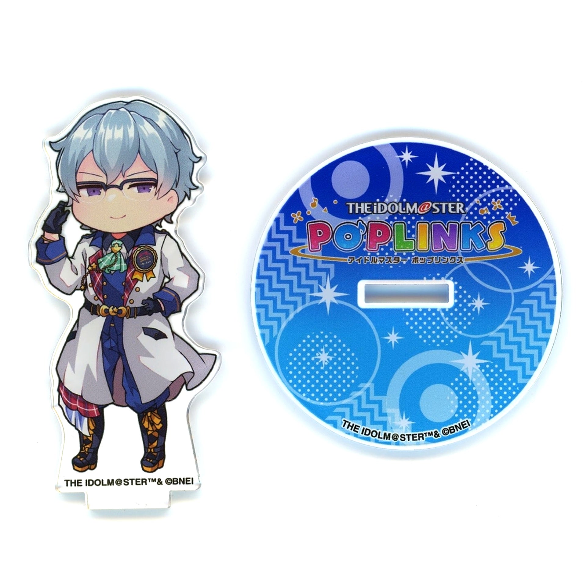 Michio Hazama The Idolmaster Poplinks Official Illustration Mini Acrylic Stand [USED]