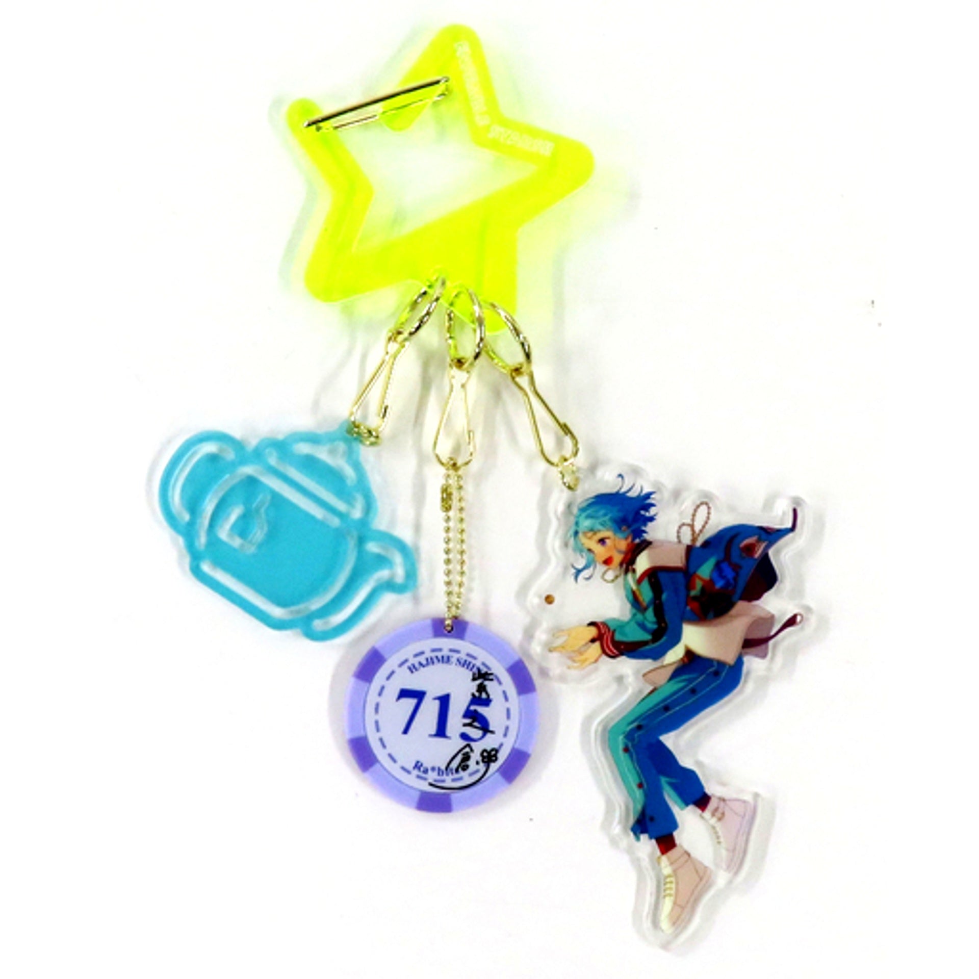 Hajime Shino Ensemble Stars!! ES 7th Anniv. Jackpot Charm Set [USED]
