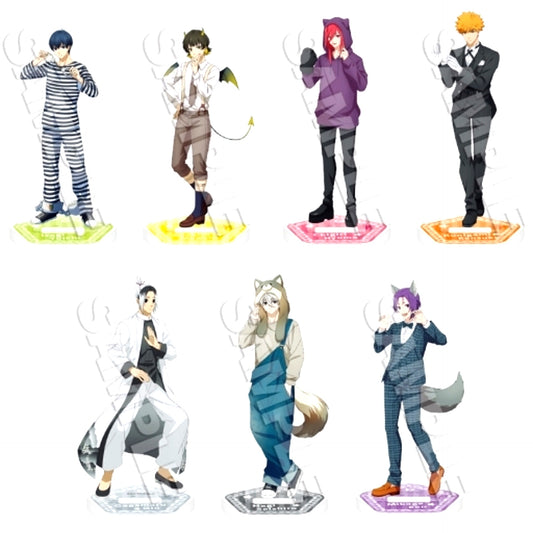 Set of 7 Blue Lock Mini Mini Acrylic Stand Collection Costume [USED]
