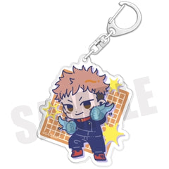 A Yuji Itadori Jujutsu Kaisen Retopopu Vol.1 Acrylic Keychain [USED]