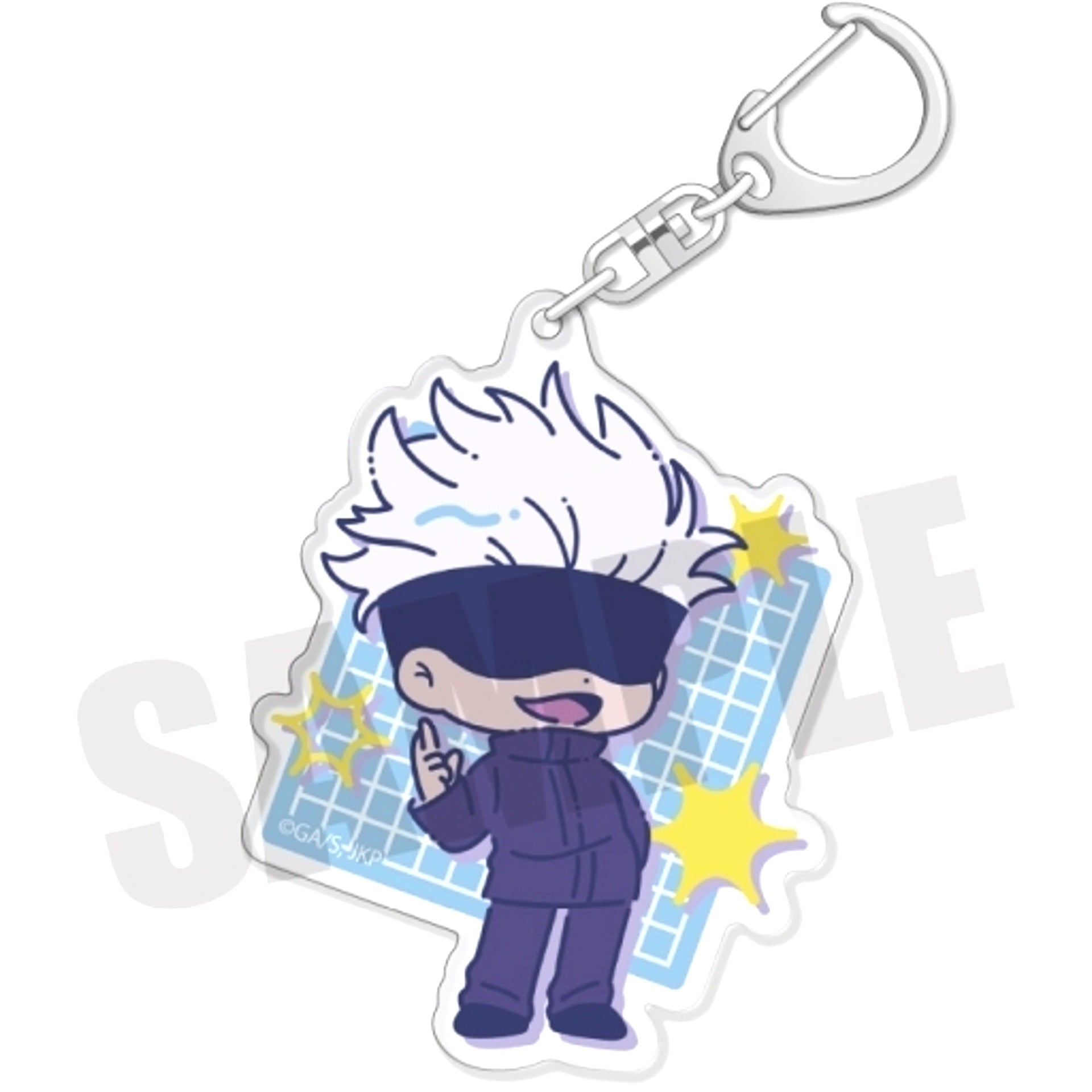 E Satoru Gojo Jujutsu Kaisen Retopopu Vol.1 Acrylic Keychain [USED]