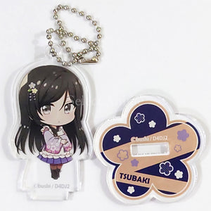 Tsubaki Aoyagi D4DJ All Mix Trading Acrylic Stand Key Chain Dish Up Limited Key Chain [USED]