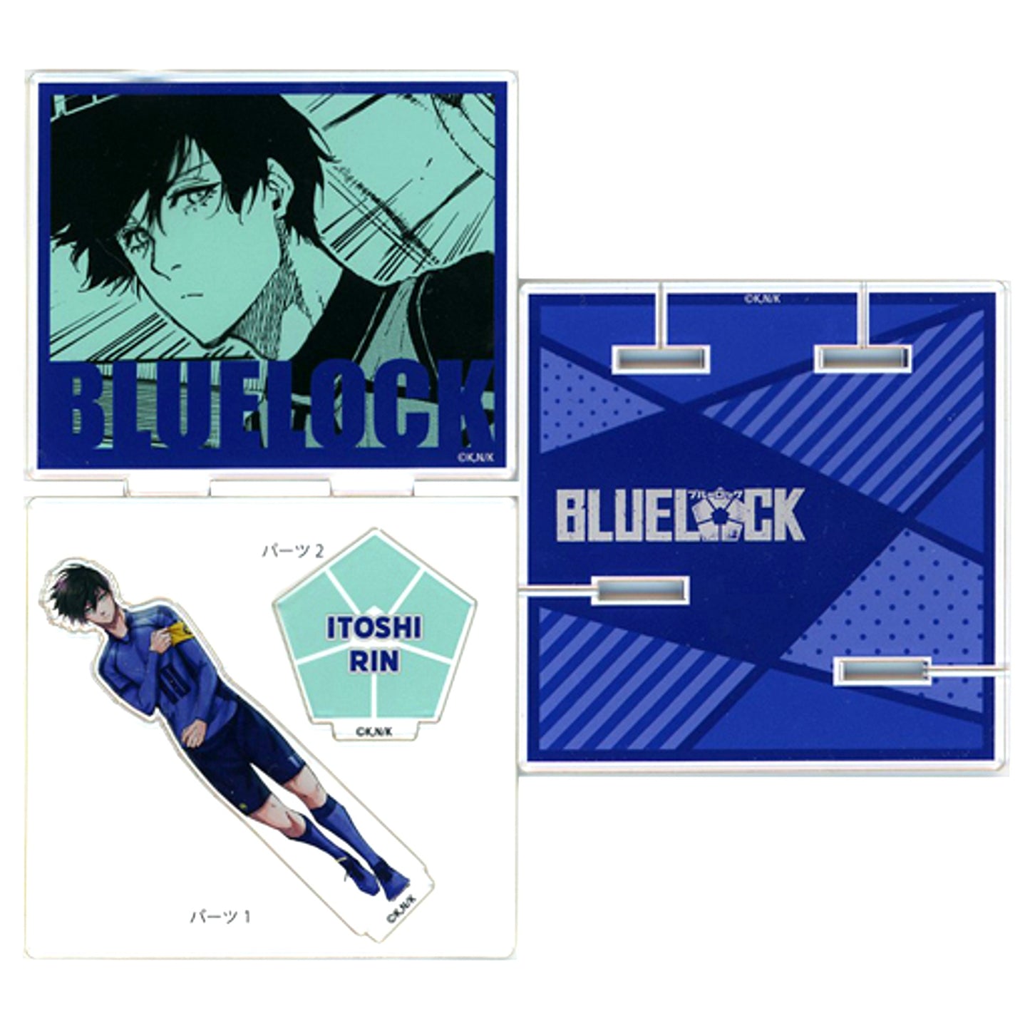 Rin Itoshi 08. Acrylic Diorama Stand Blue Lock [USED]