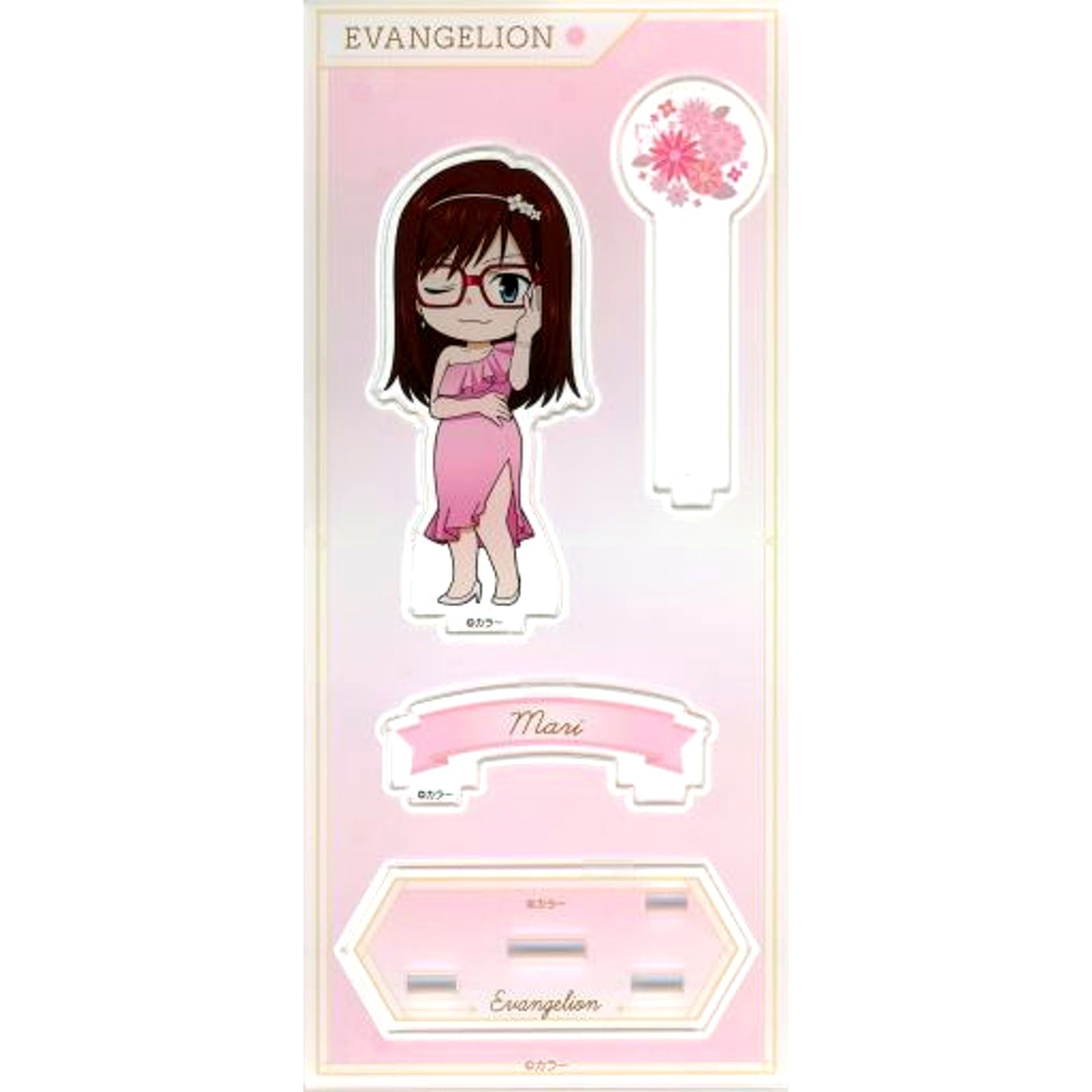 Mari Makinami Illustrious Chibi Acrylic Stand Evangelion: New Theatrical Edition [USED]