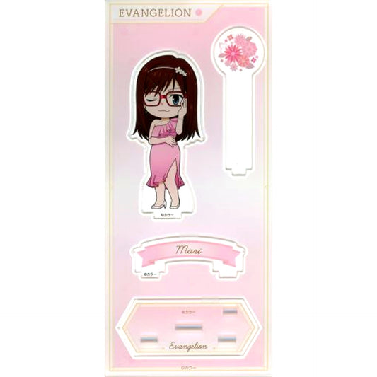 Mari Makinami Illustrious Chibi Acrylic Stand Evangelion: New Theatrical Edition [USED]