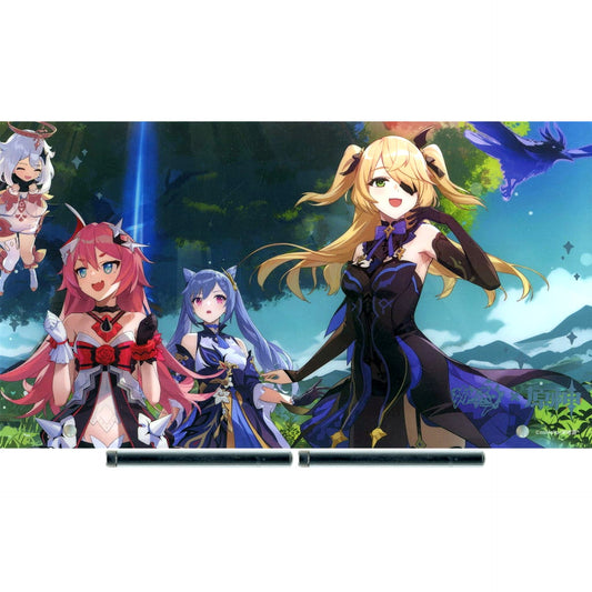 Collab Key Visual Genshin Impact Honkai Impact 3rd Collab Acrylic Plate [USED]