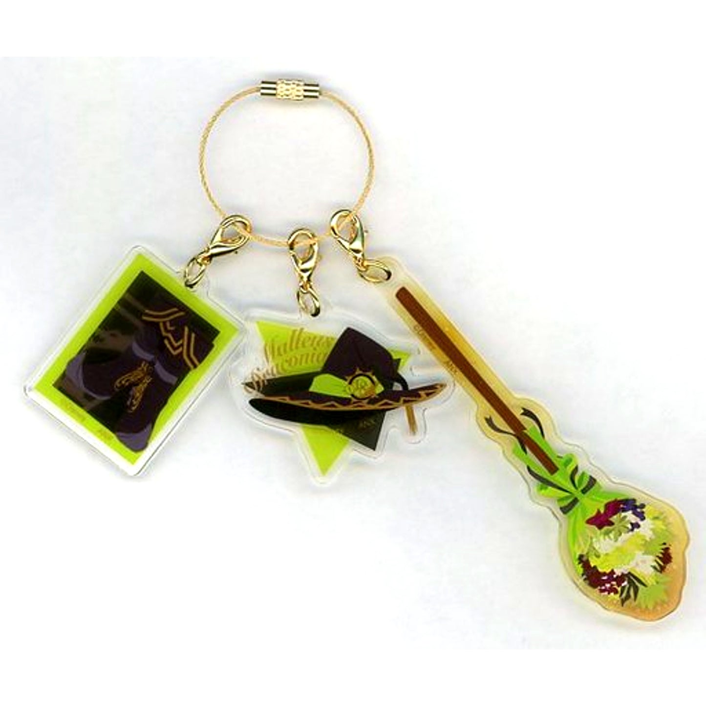 Malleus Draconia Disney Twisted-Wonderland Bloom Birthday Broom Wire Acrylic Charm Malleus's Birthday Commemorative Goods [USED]