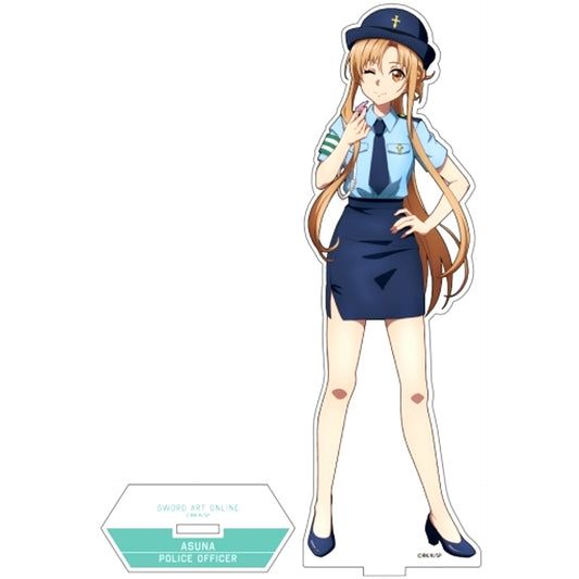 Asuna Police Ver. Illustration Asuna's Work Experience Large Acrylic Stand Sword Art Online [USED]