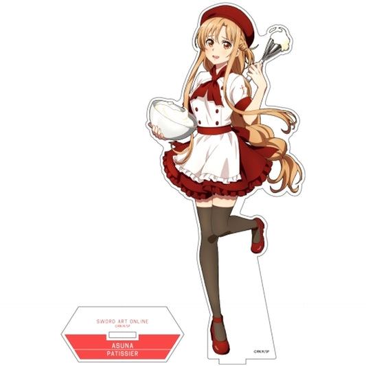 Asuna Patissier Ver. Illustration Asuna's Work Experience Large Acrylic Stand Sword Art Online [USED]