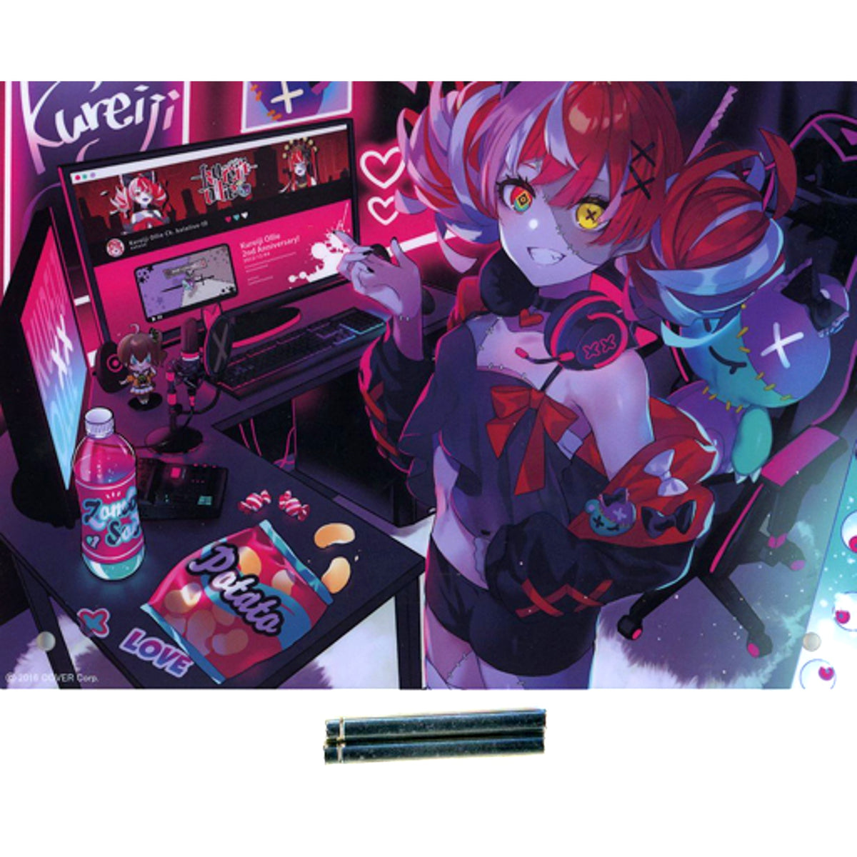 Kureiji Ollie Ollie is Always Watching You Acrylic Panel Virtual YouTuber Hololive Kureiji Ollie 2nd Anniversary [USED]