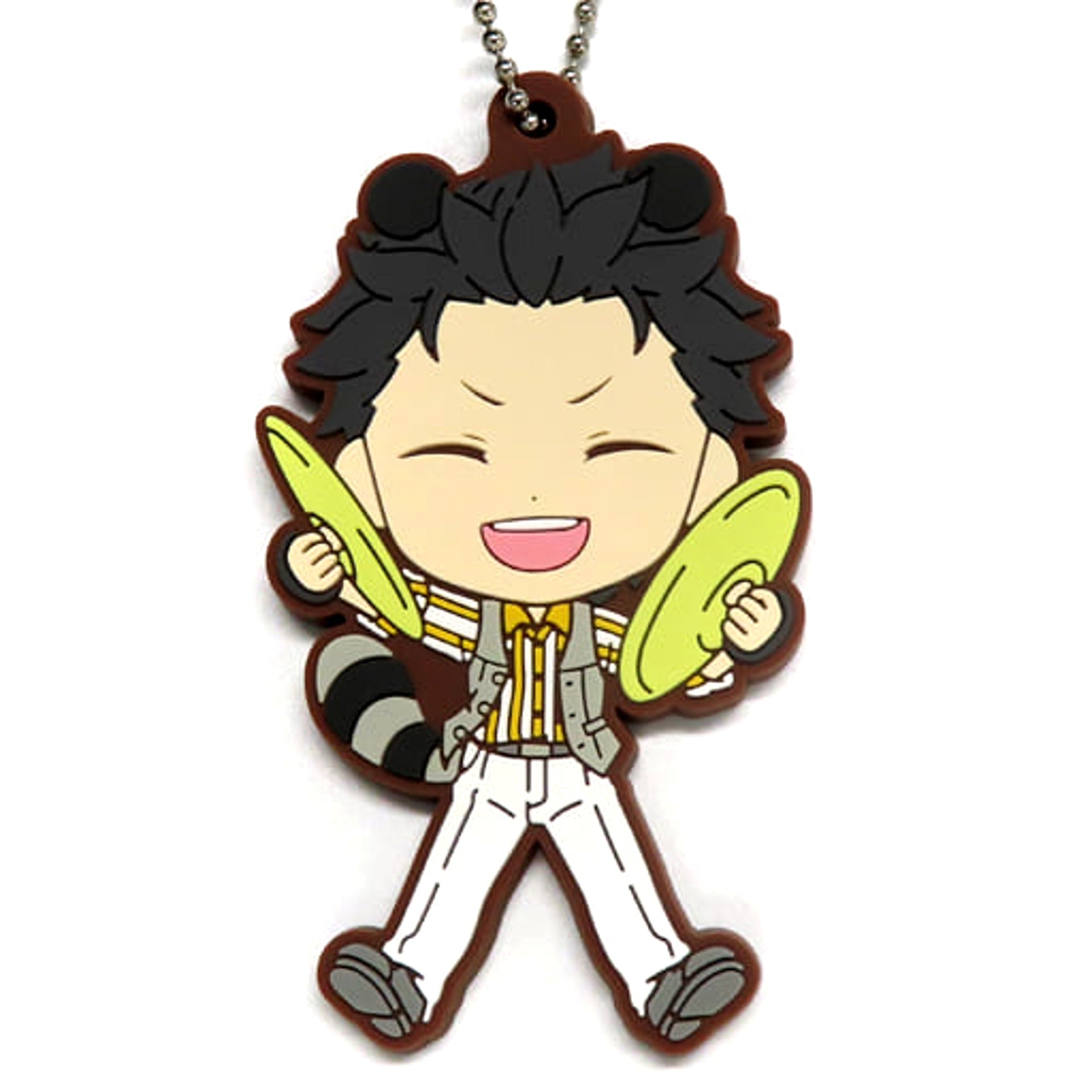 Re:ZERO -Starting Life in Another World- Subaru Natsuki Ichiban Kuji Animal Parade Rubber Keychain Kyunchara Illustrations Prize G Keychains [USED]
