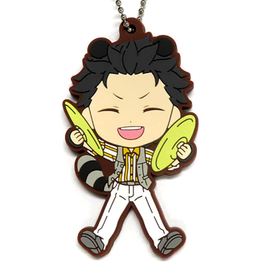 Re:ZERO -Starting Life in Another World- Subaru Natsuki Ichiban Kuji Animal Parade Rubber Keychain Kyunchara Illustrations Prize G Keychains [USED]