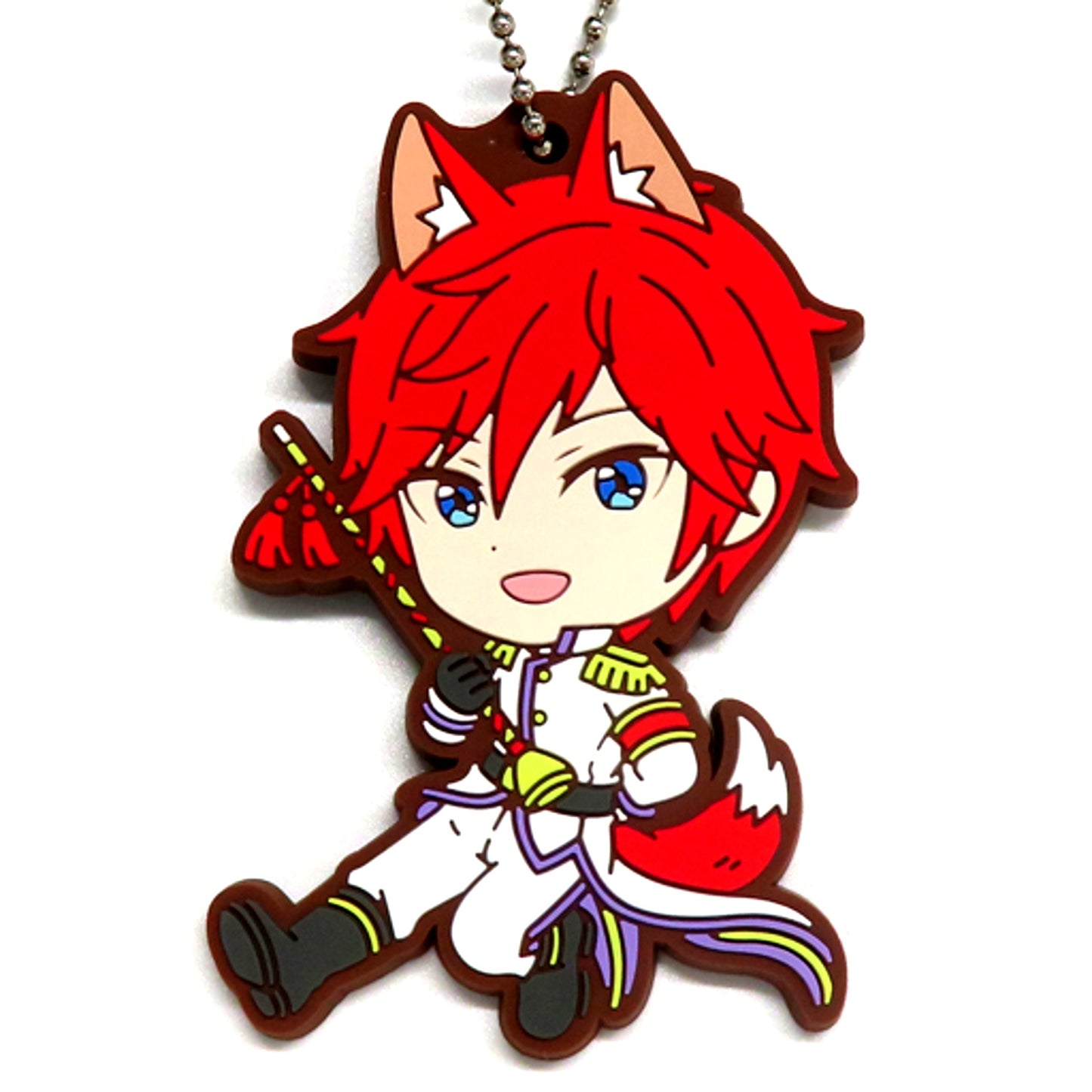 Reinhard Rubber Keyring Kyun Chara Illustrations Ichiban Kuji Re:Zero Starting Life in Another World AnimalParade Prize G [USED]