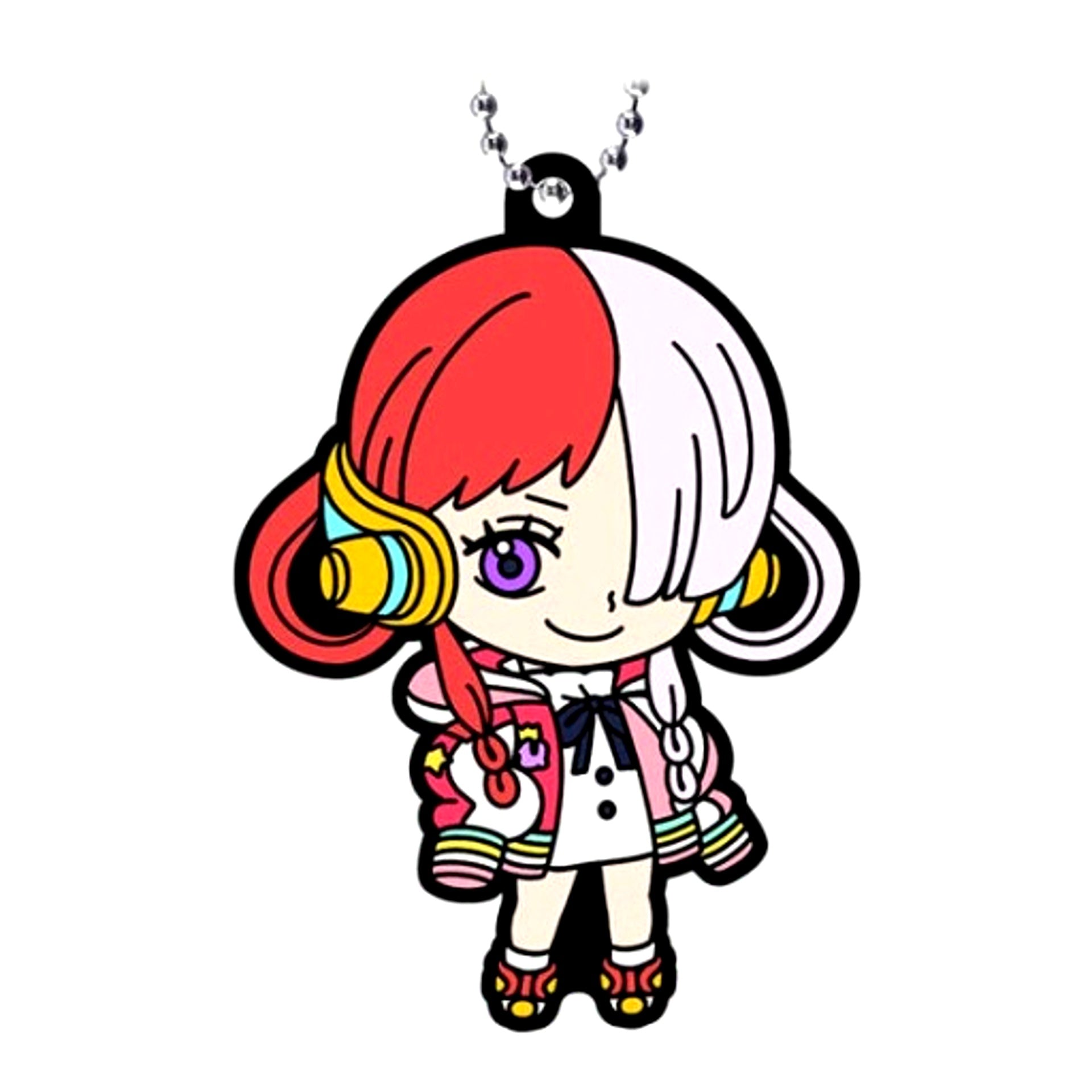 Uta A One Piece Film Red Capsule Rubber Mascot 2 [USED]