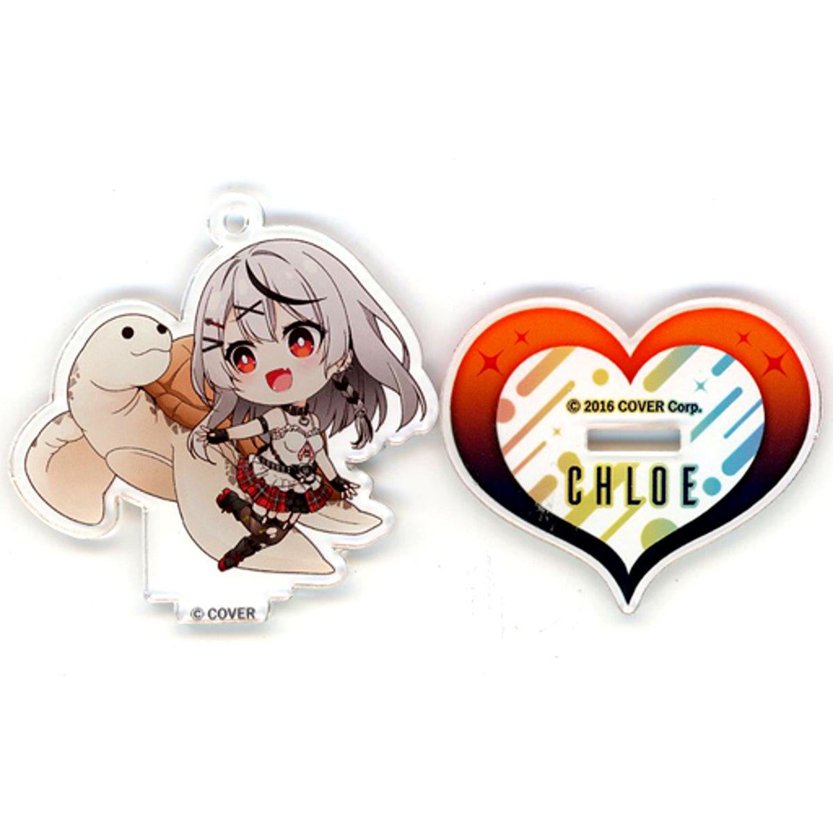 Sakamata Chloe & Sea Turtle Virtual YouTuber Hololive Sakamata Chloe in Maxell Aqua Park Shinagawa Sakamata to Bishonure Aquarium Trading Acrylic Stand [USED]