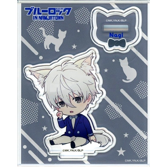Seishiro Nagi Prize A Blue Lock in NAMJATOWN Minigame 2nd Selection 2nd STAGE 3-Person Team Scratch Acrylic Stand [USED]