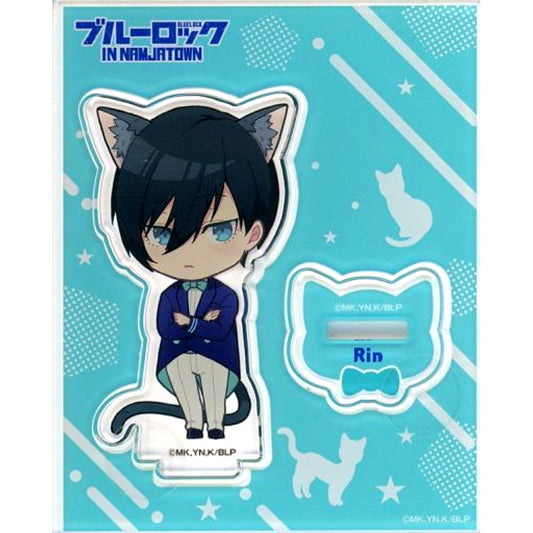 Rin Itoshi Prize A Blue Lock in NAMJATOWN Minigame 2nd Selection 2nd STAGE 3-Person Team Scratch Acrylic Stand [USED]