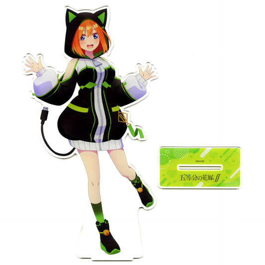 Yotsuba Nakano Became a VTuber!! BIG Acrylic Stand TSUTAYA ONE SHOP Movie The Quintessential Quintuplets Memorial Date [USED]