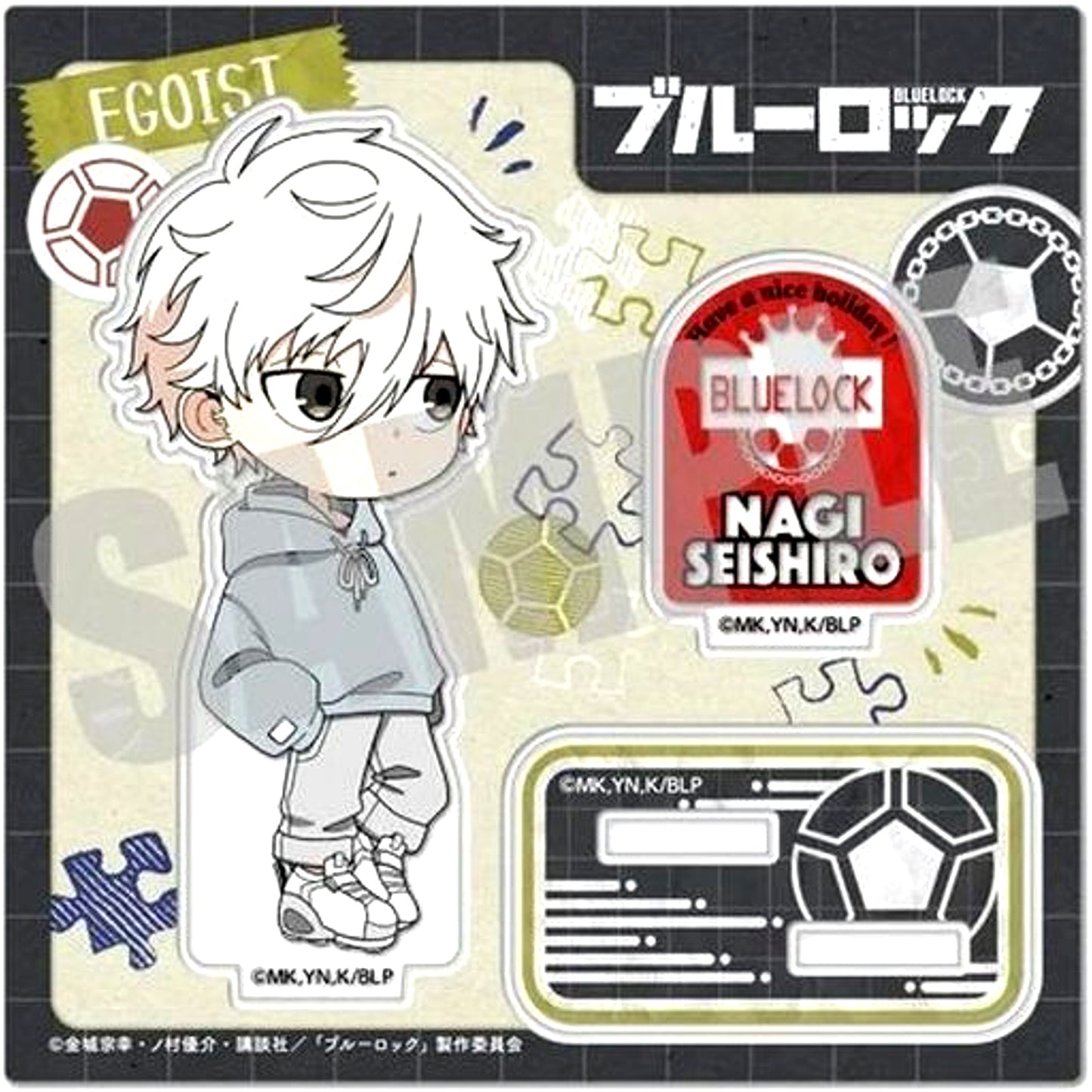 Seishiro Nagi HOLIDAY Ver. Acrylic Stand Blue Lock [USED]