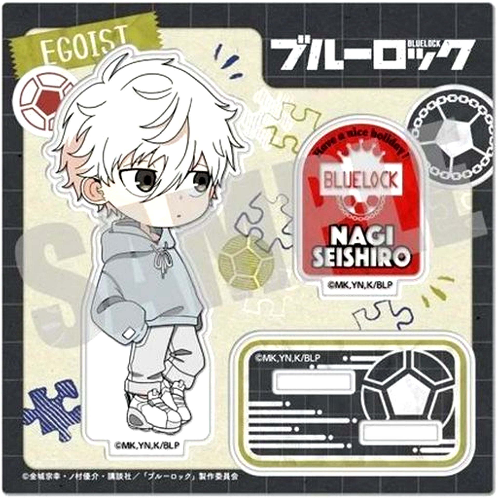 Seishiro Nagi HOLIDAY Ver. Acrylic Stand Blue Lock [USED]