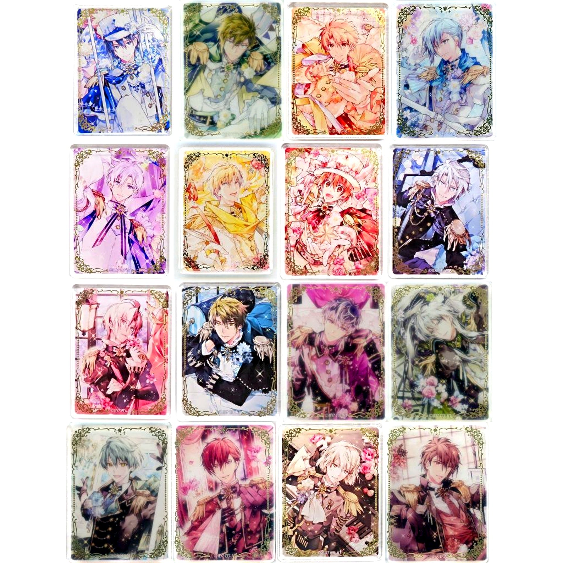 Set of 16 IDOLiSH7 Acrylic Block Collection UR 7th Anniversary Ainana EXPO [USED]
