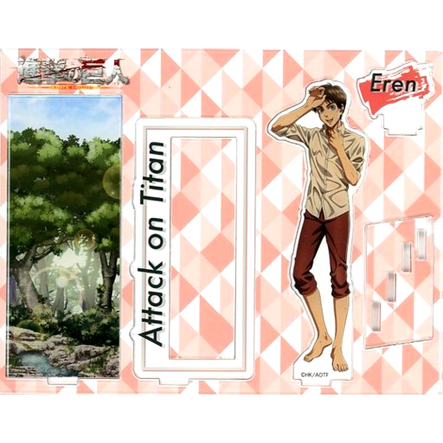 Eren Yeager Attack on Titan Tree Village 2022 Rest Outside Wall Acrylic Stand L [USED]
