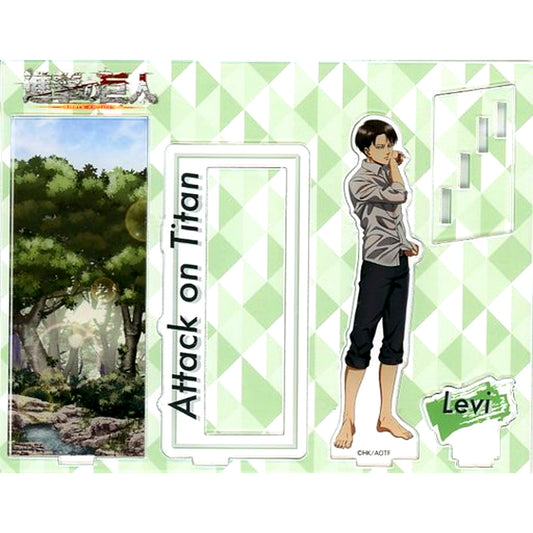 Levi Ackerman Attack on Titan Rest Outside the Wall Acrylic Stand L Tree Village Pop Up Shop [USED]