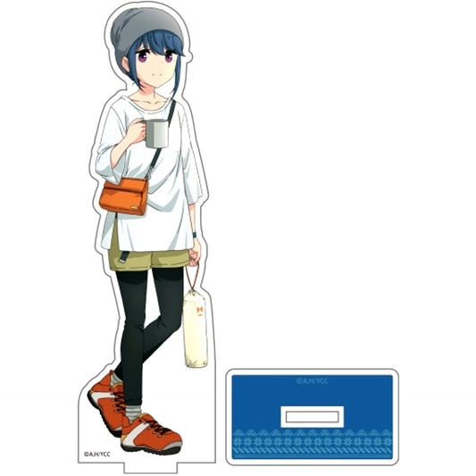 Rin Shima Summer Camp Laid-Back Camp Illustration Acrylic Stand [USED]