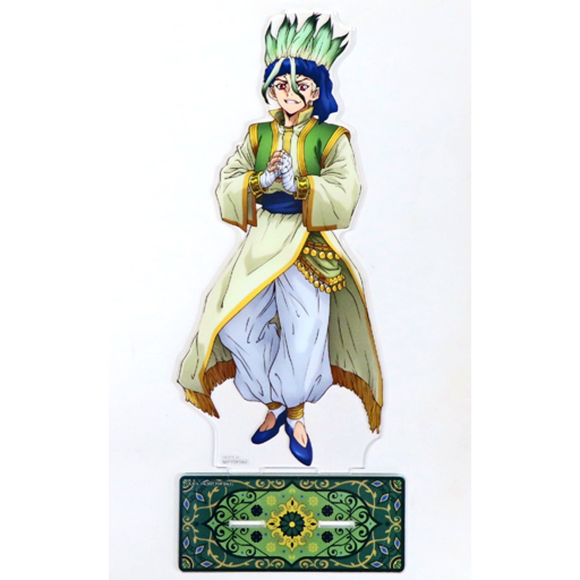 Senku Ishigami BIG Acrylic Stand Dr.STONE Winning Happiness Can Badge BOX Arabian Win Prize A [USED]