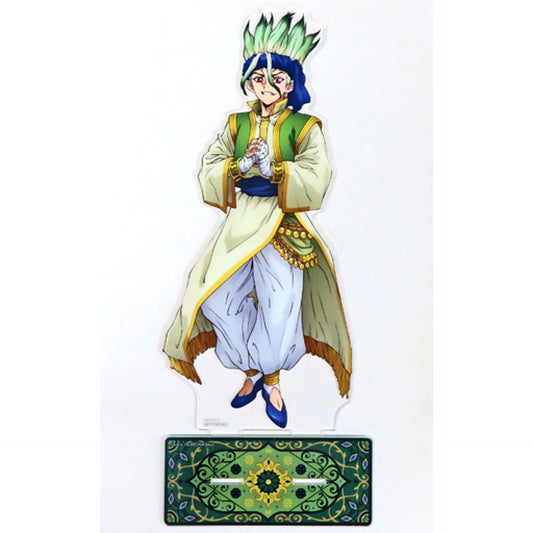 Senku Ishigami BIG Acrylic Stand Dr.STONE Winning Happiness Can Badge BOX Arabian Win Prize A [USED]
