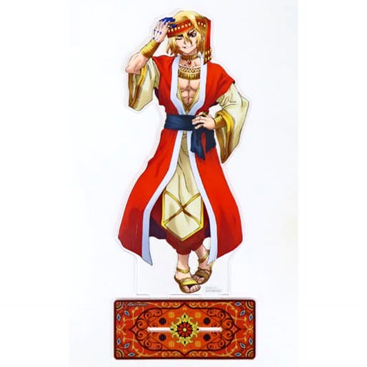 Ryusui Nanami Dr. STONE BIG Acrylic Stand Prize-Included Happiness Button Badge BOX Arabian Winning Prize E [USED]