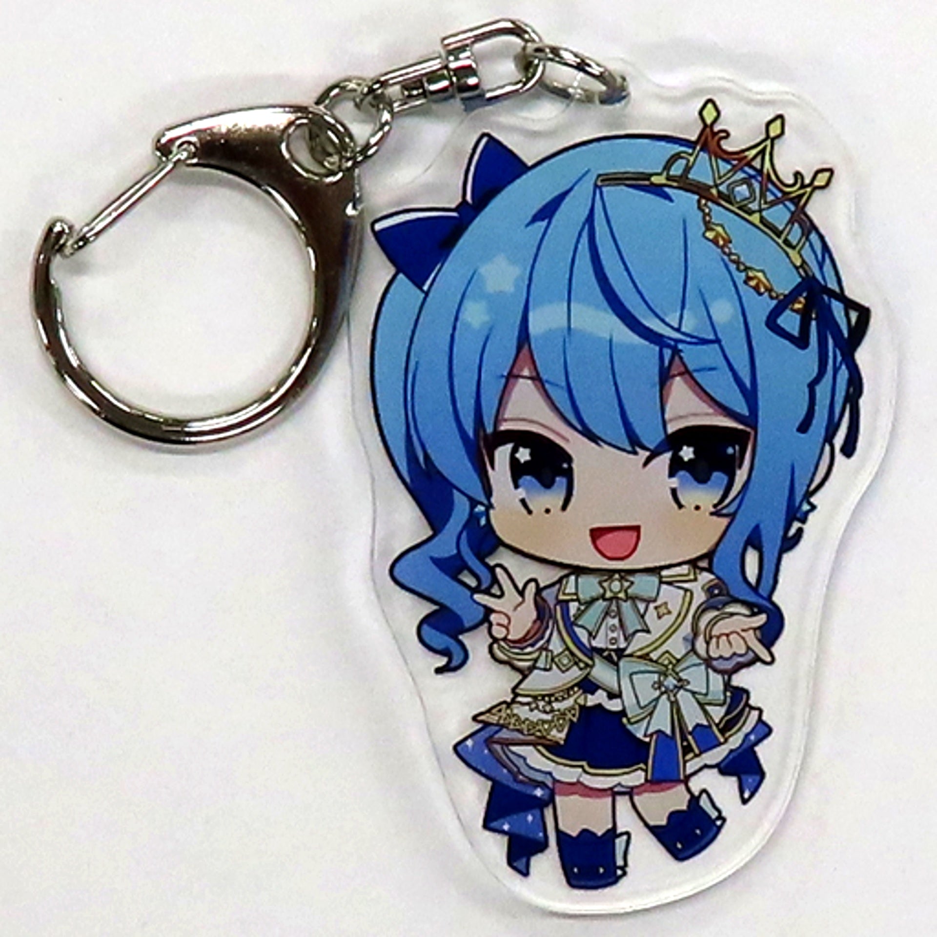 Hoshimachi Suisei Hololive Chibi Acrylic Keychain Bright Outfit Ver. hololive SUPER EXPO 2023 [USED]