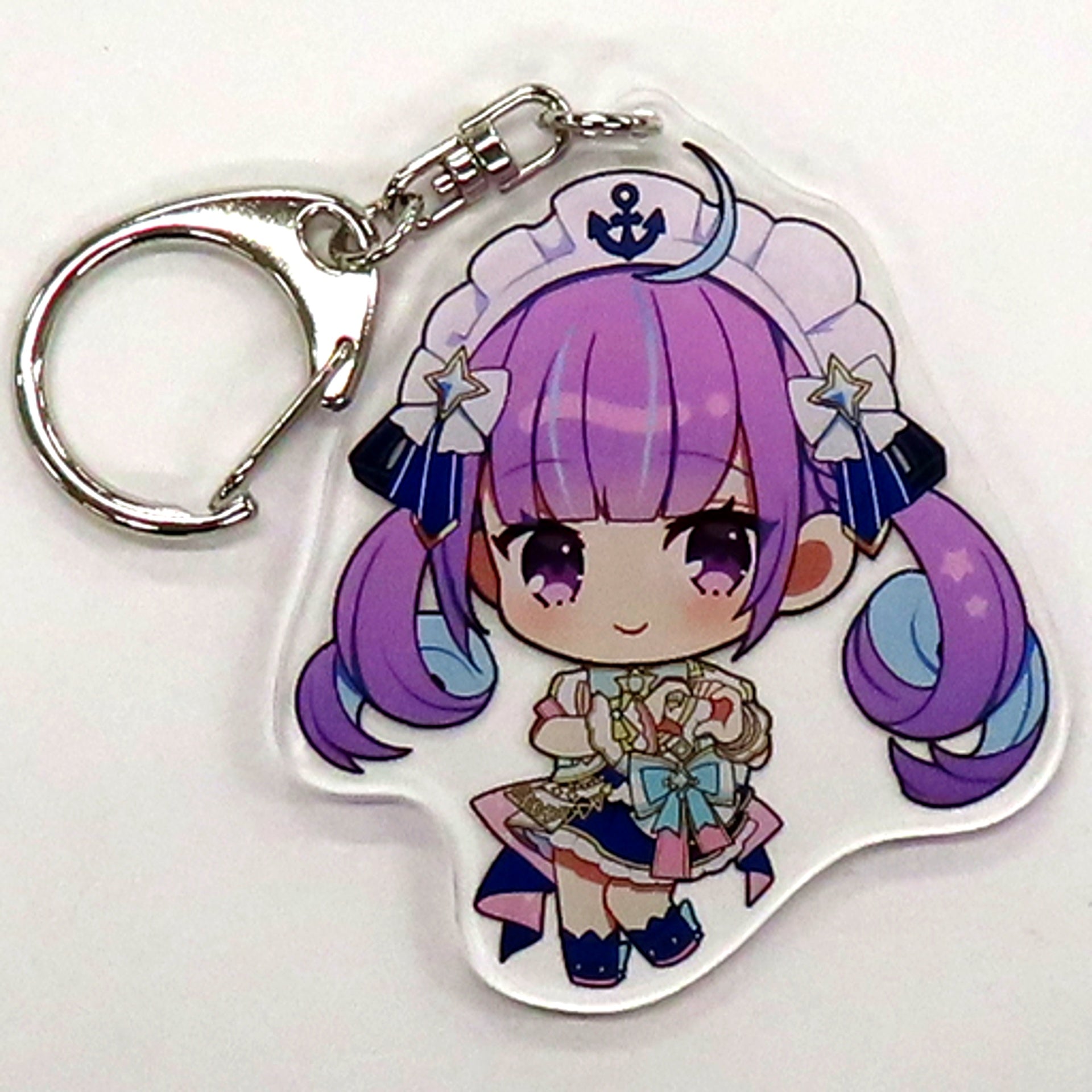 Minato Aqua Hololive Chibi Acrylic Keychain Bright Outfit Ver. hololive SUPER EXPO 2023 [USED]