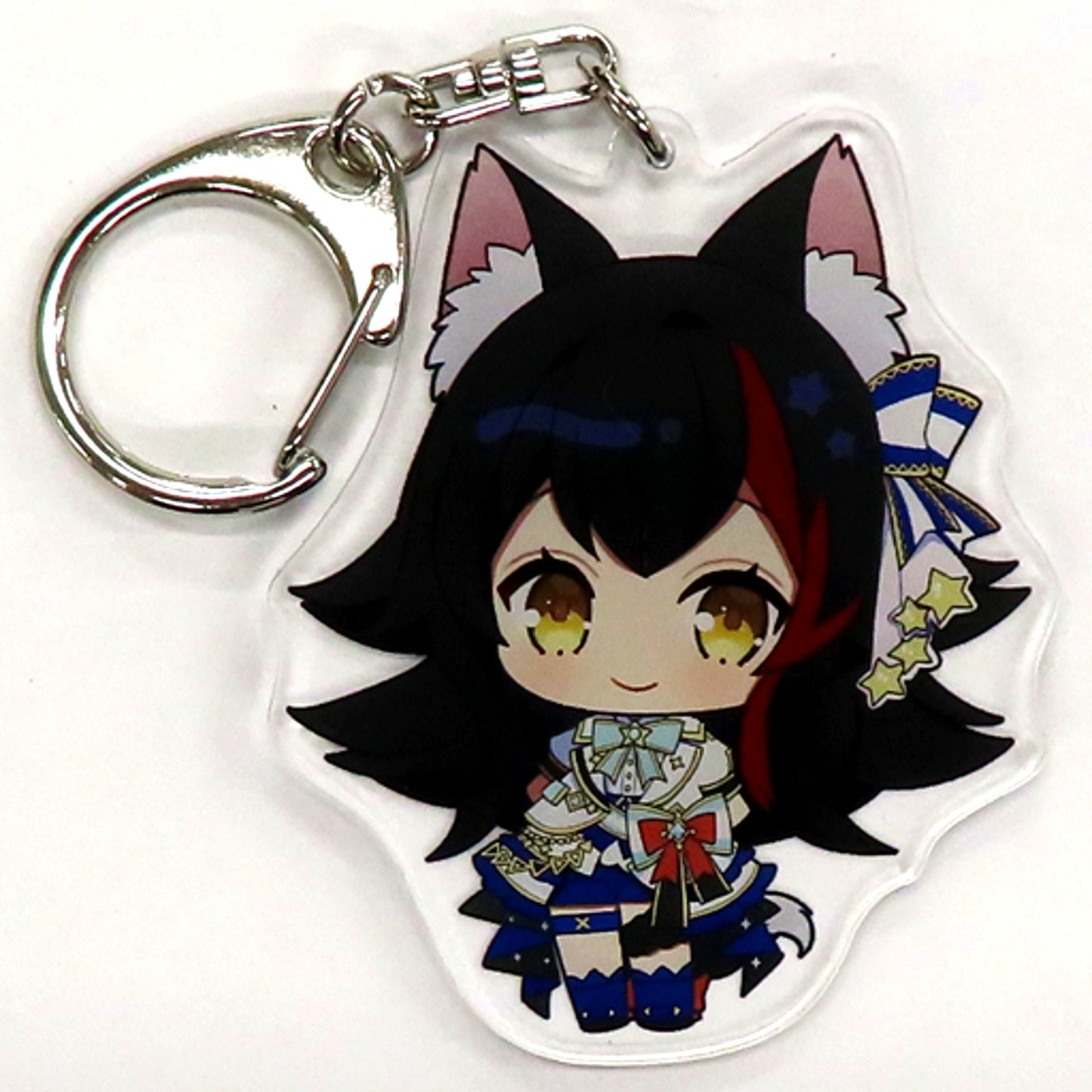 Ookami Mio hololive Mini Char Acrylic Keychain Bright Costume Ver. hololive SUPER EXPO 2023 [USED]