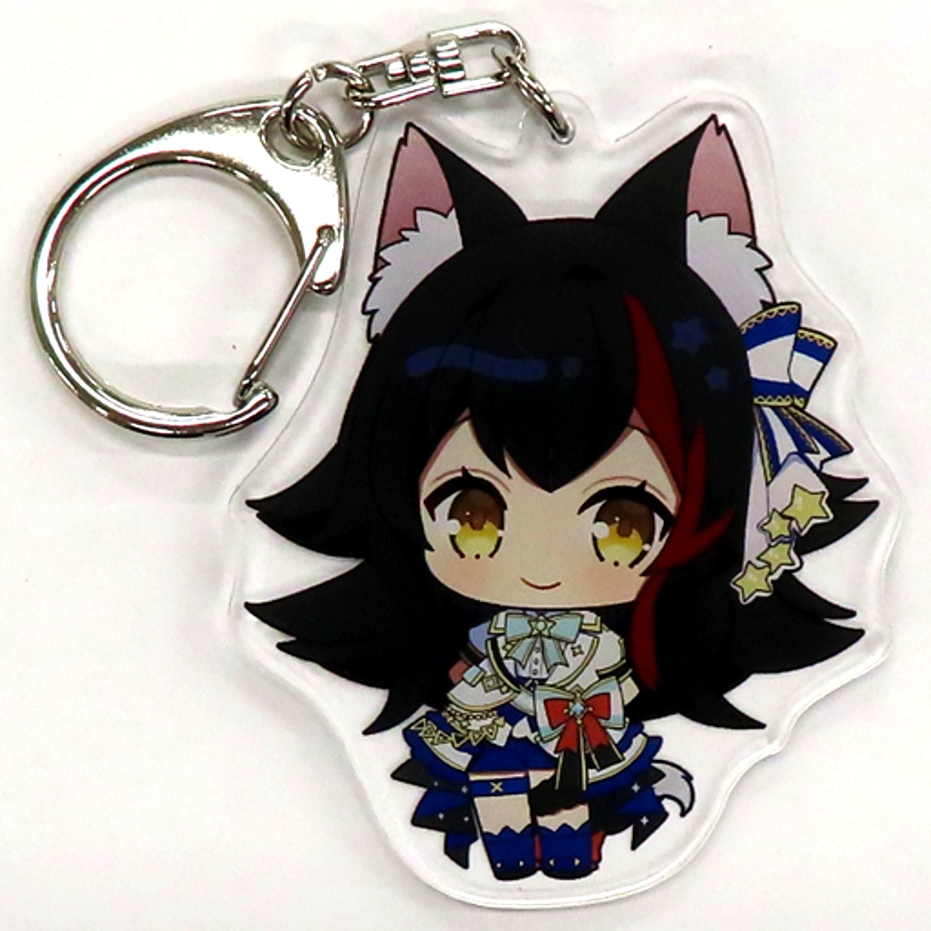 Ookami Mio hololive Mini Char Acrylic Keychain Bright Costume Ver. hololive SUPER EXPO 2023 [USED]