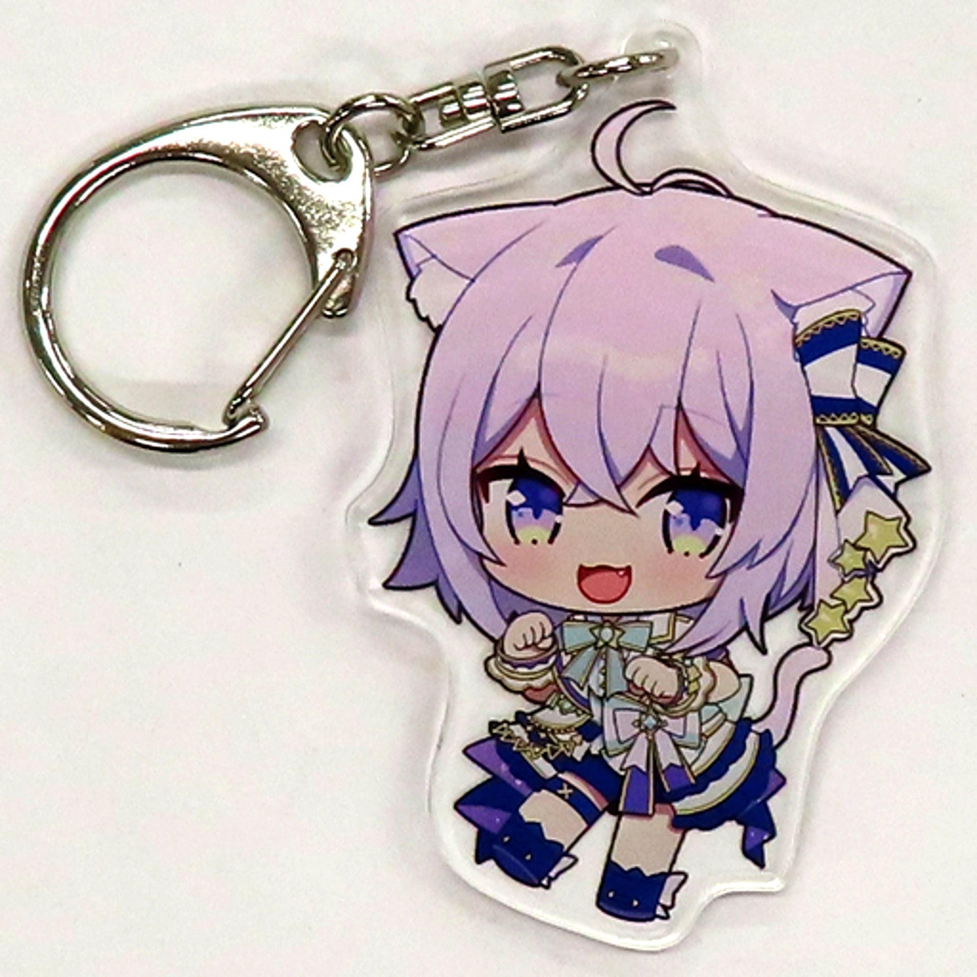 Nekomata Okayu hololive Mini Char Acrylic Keychain Bright Costume Ver. hololive SUPER EXPO 2023 [USED]