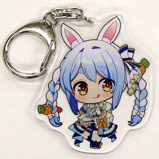 Virtual YouTuber hololive Usada Pekora Chibi Acrylic Keyholder Bright Outfit Ver. hololive SUPER EXPO 2023 [USED]