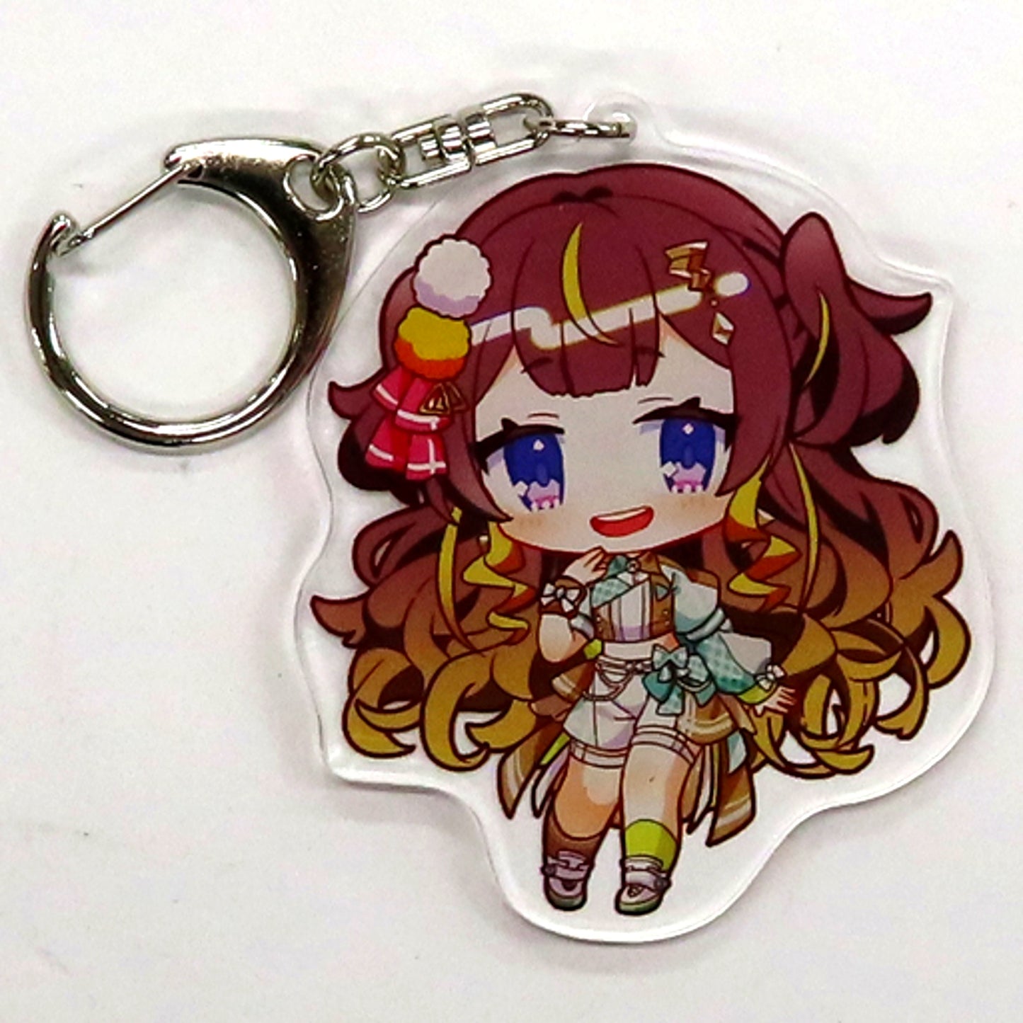 Anya Melfissa Virtual YouTuber Hololive Mini Character Acrylic Keychain Bright Outfit Ver. hololive SUPER EXPO 2023 [USED]