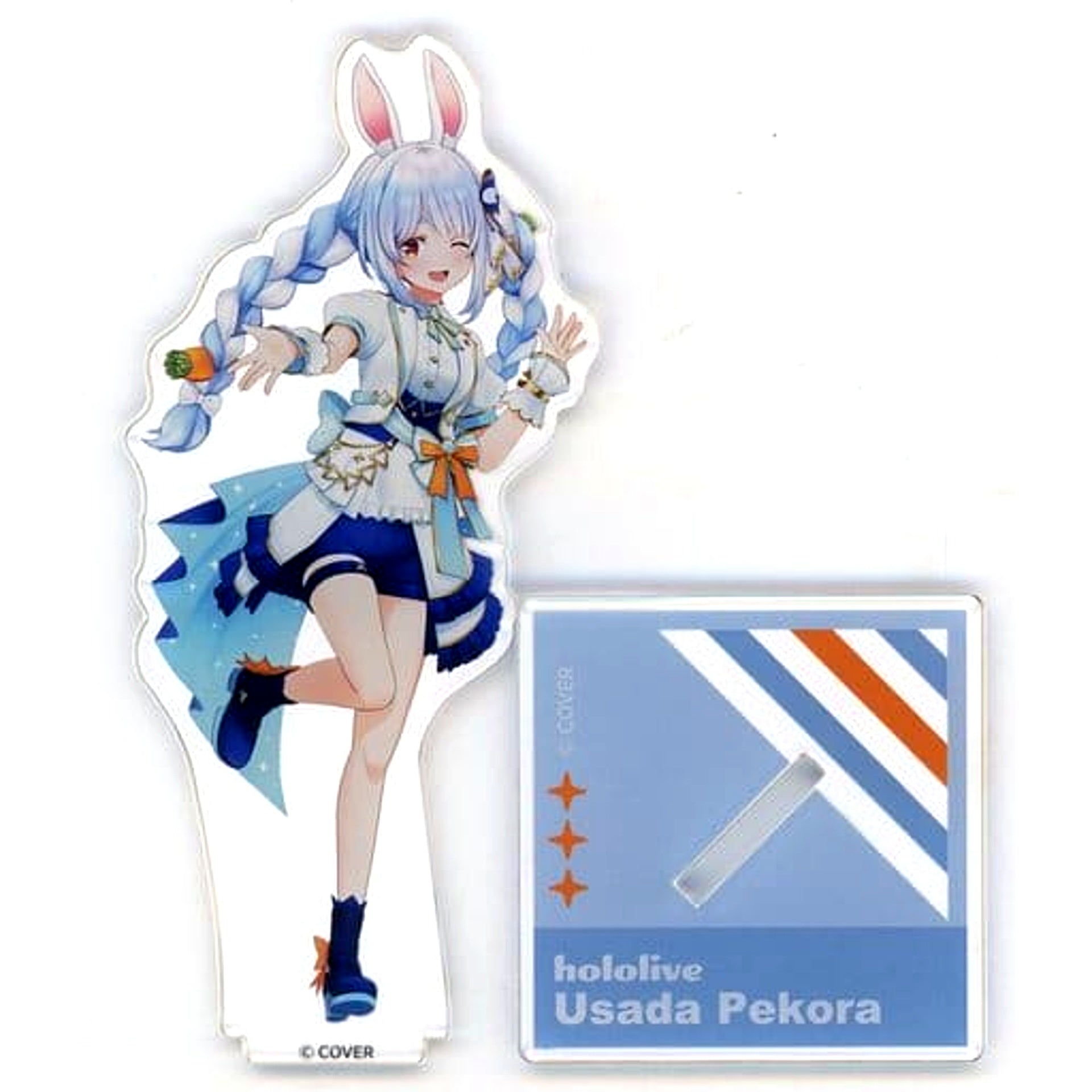 hololive Usada Pekora 3D Acrylic Stand Bright Costume Ver. Virtual YouTuber hololive hololive SUPER EXPO 2023 [USED]