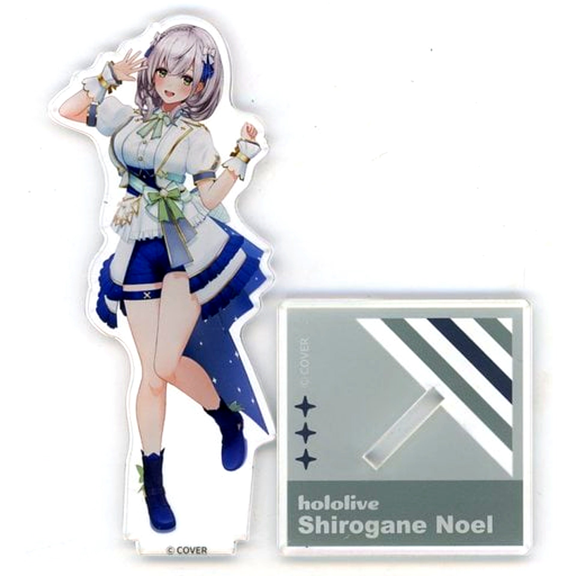 Shirogane Noel 3D Acrylic Stand Bright Outfit Ver. Virtual YouTuber Hololive SUPER EXPO 2023 [USED]