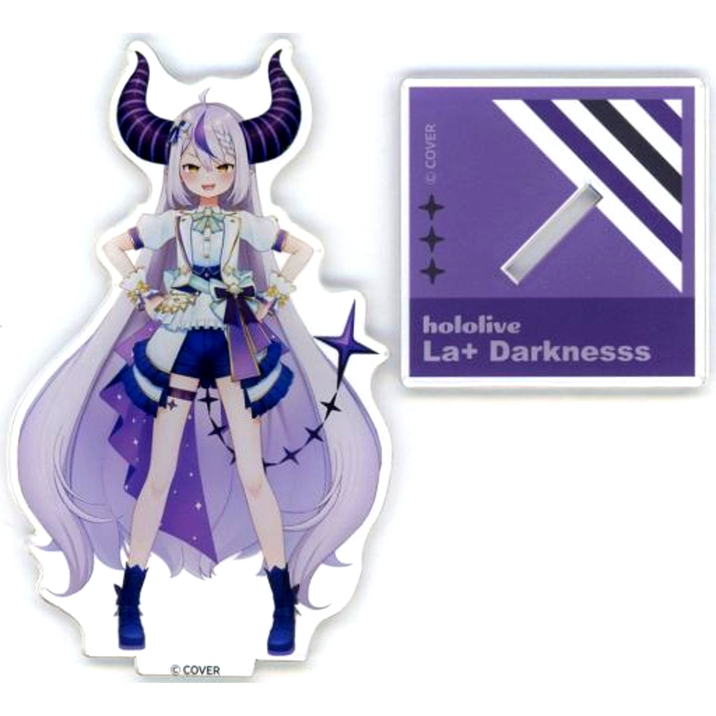 La+ Darknesss 3D Acrylic Stand Bright Outfit Ver. Virtual YouTuber Hololive SUPER EXPO 2023 [USED]