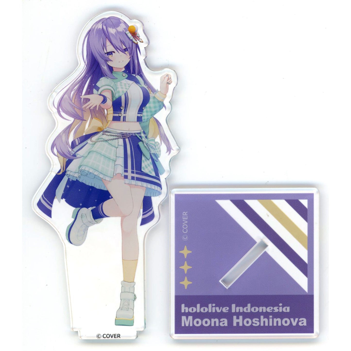 Moona Hoshinova VTuber Hololive hololive SUPER EXPO 2023 3D Acrylic Stand Bright Outfit Ver. [USED]