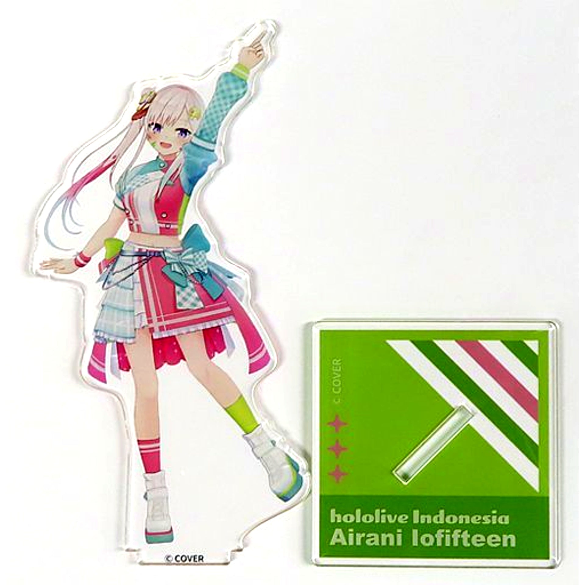 Airani Iofifteen 3D Acrylic Stand Bright Outfit Ver. Virtual YouTuber Hololive SUPER EXPO 2023 [USED]