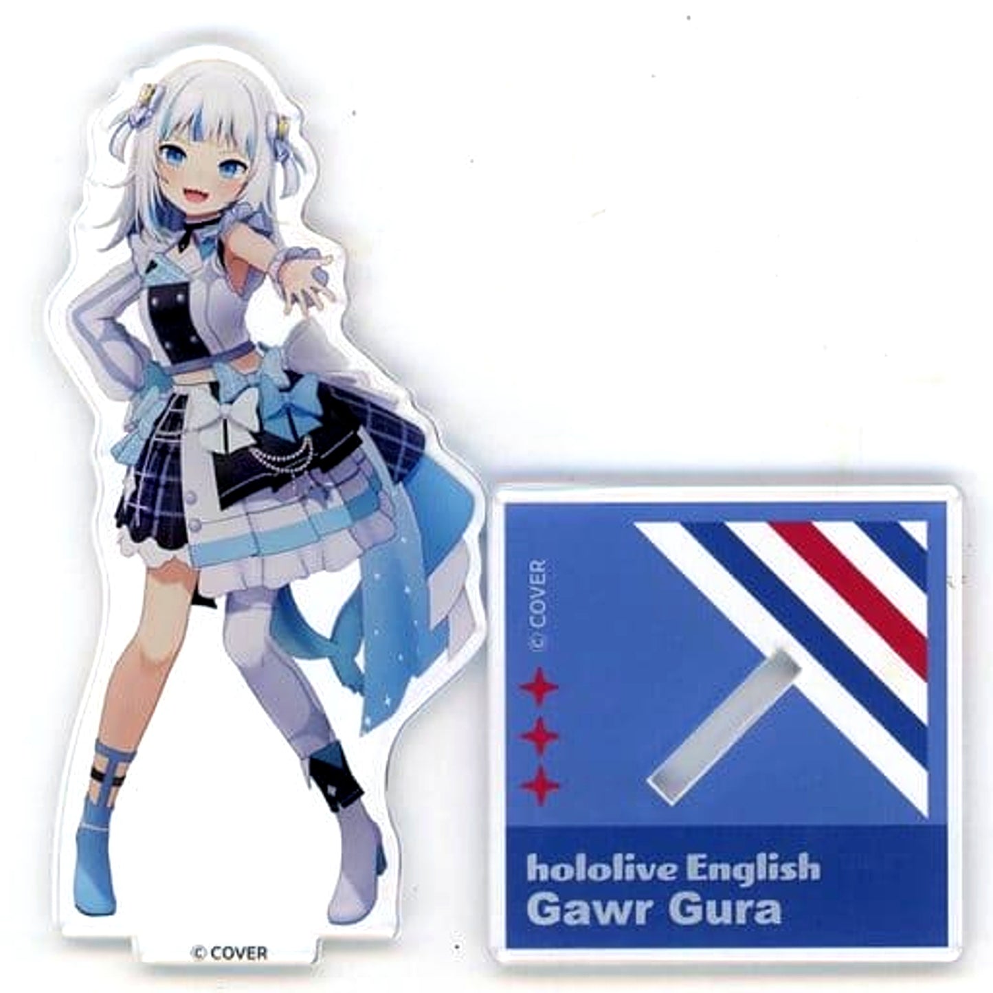 Virtual YouTuber hololive Gawr Gura 3D Acrylic Stand Bright Outfit Ver. hololive SUPER EXPO 2023 [USED]
