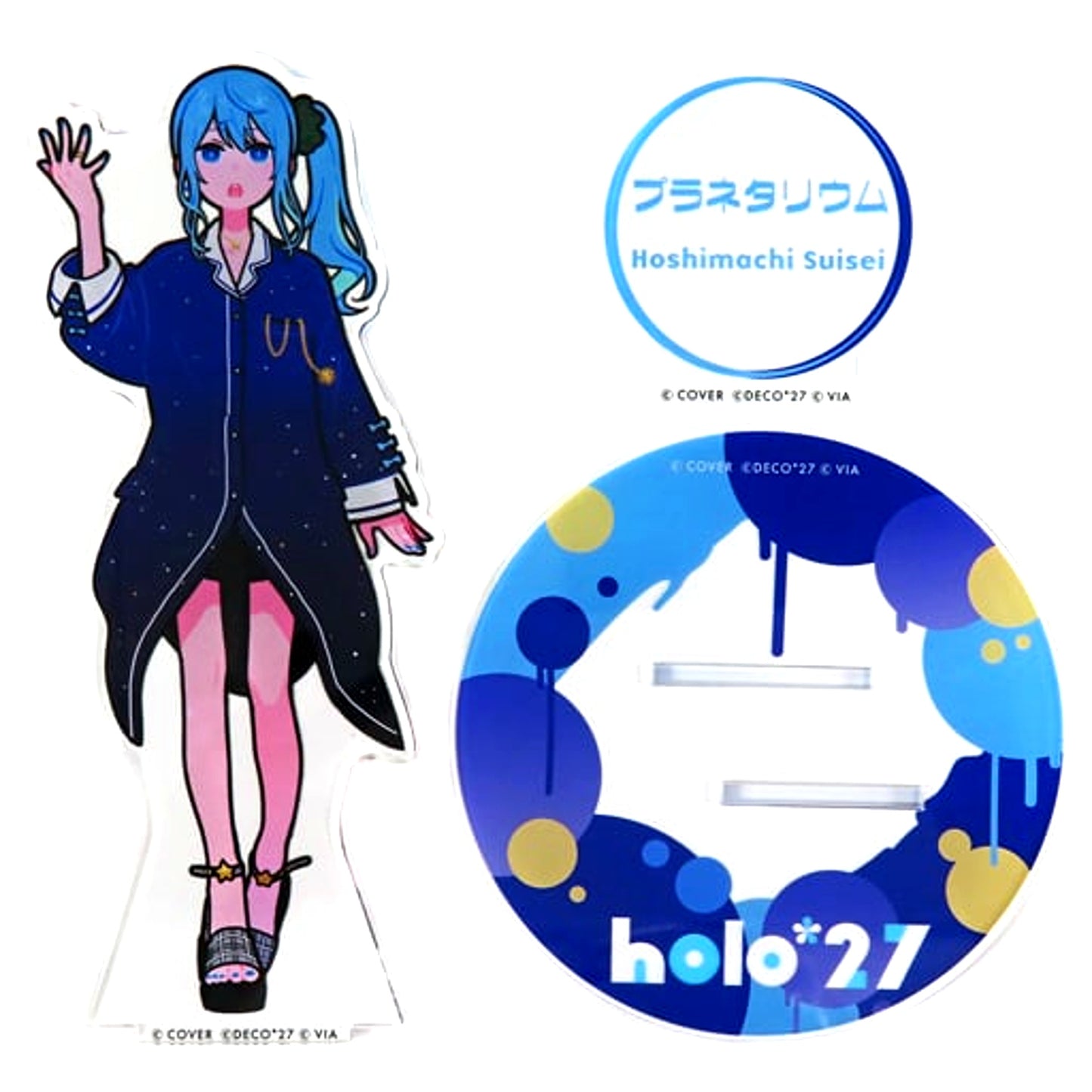 Hoshimachi Suisei Planetarium Acrylic Stand Virtual YouTuber Hololive holo27 SUPER EXPO 2023 [USED]