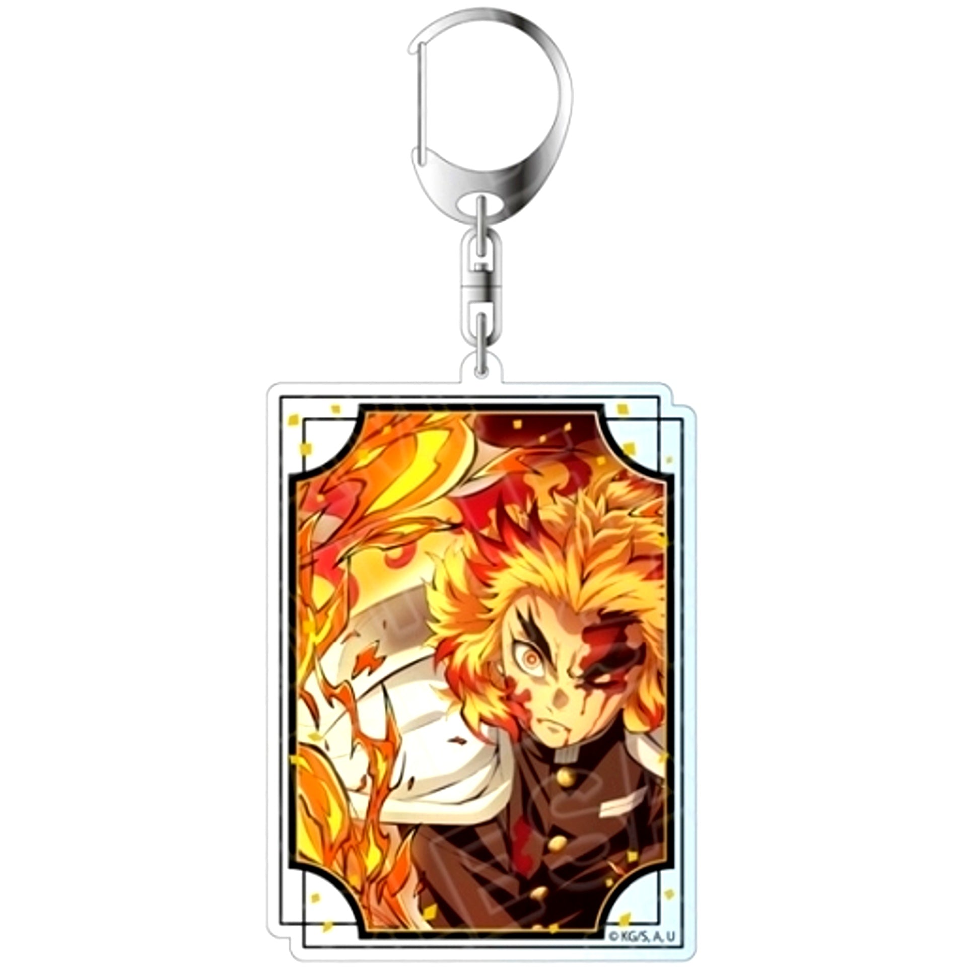 Kyojuro Rengoku Demon Slayer Acrylic Keychain Type G [USED]